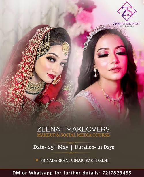 ZEENAT MAKEOVERS, Delhi based Bridal Makeup artist - Health & Wellness Centres in India