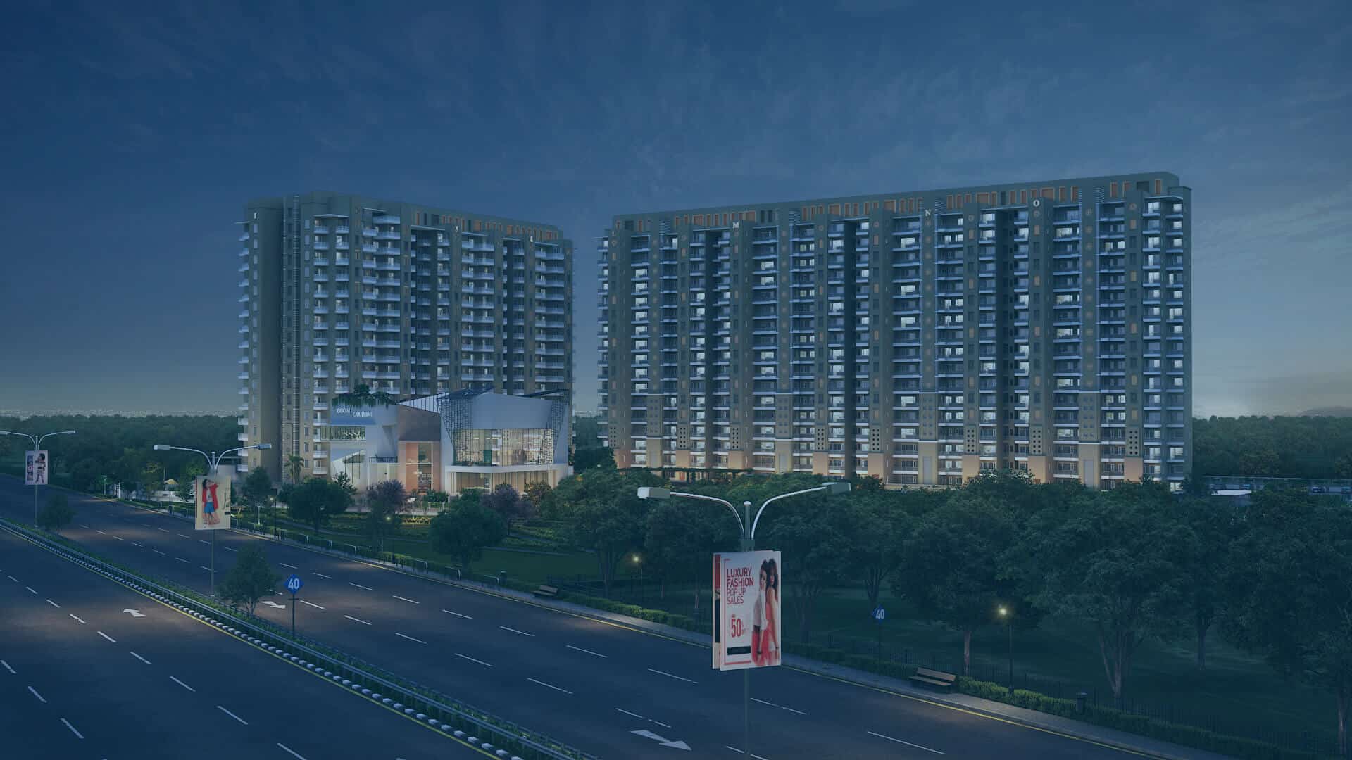 Escon Primera 2, 3 & 3+1 BHK apartments on Aerocity Road, Mohali