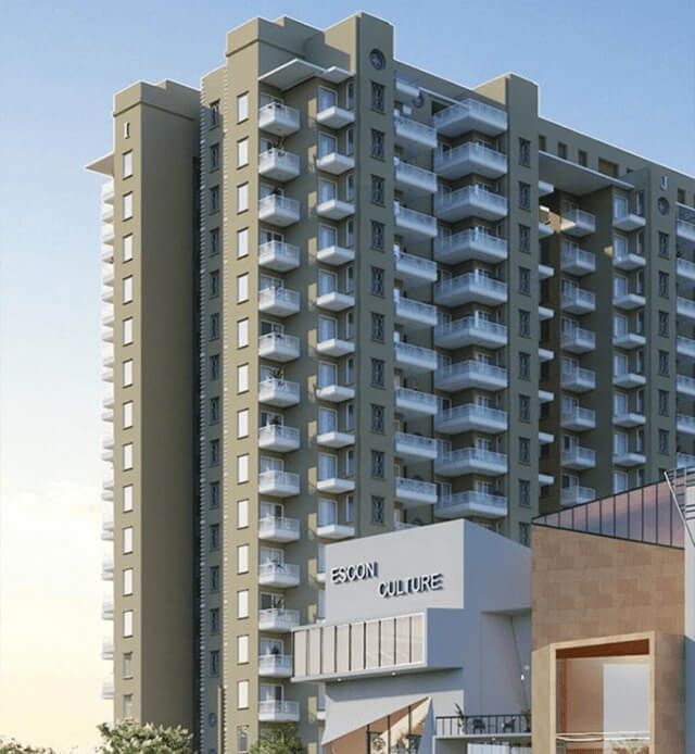 Escon Primera 2, 3 & 3+1 BHK apartments on Aerocity Road, Mohali