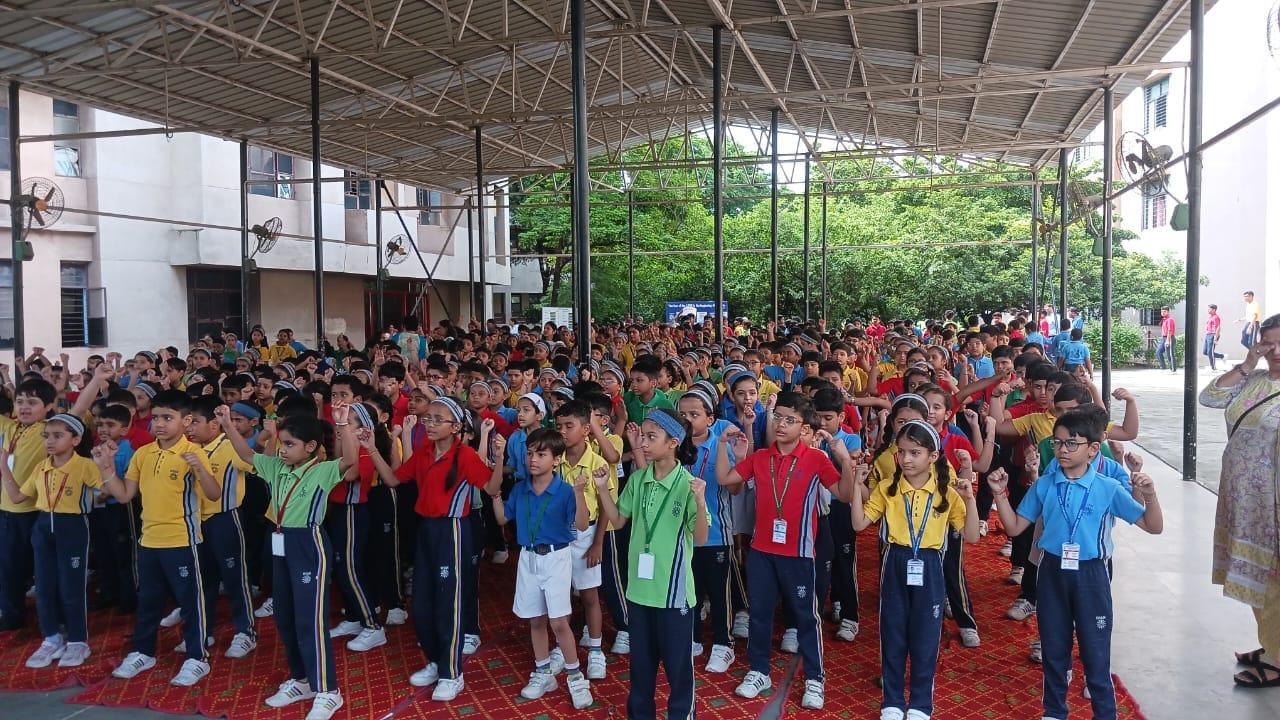 Celebrating Our Esteemed Chairman Dr. A.F. Pinto's Birthday at Ryan International School Faridabad - Schools in India