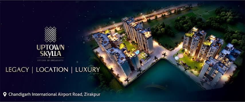 Uptown Skylla Ready to Move 2/3/4 BHK Flats in Zirakpur, PR7, INTERNATION AIRPORT ROAD - Real Estate Agents in India