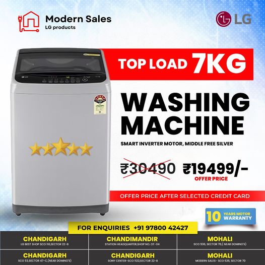 "Modern SALES: Your Destination for Top-Quality Washing Machines" - Electronic Stores in India