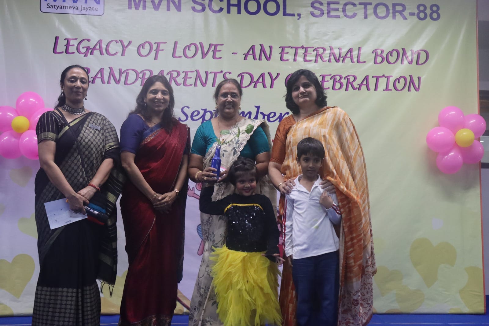 "Celebrating Timeless Bonds: MVN Kindergarten's Heartwarming Grandparents' Day" - Education in Faridabad