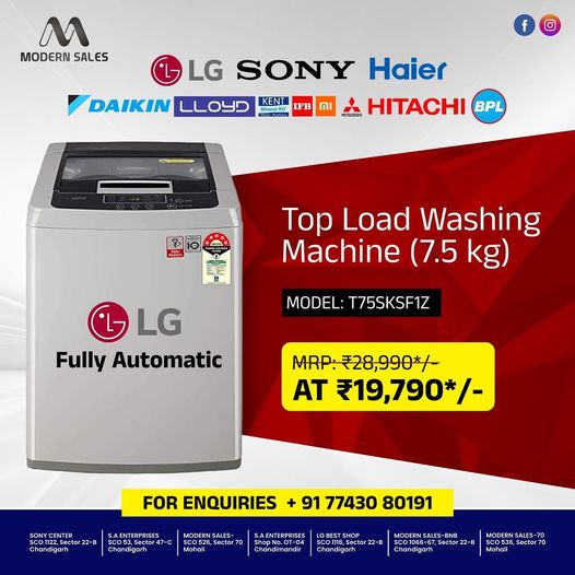 "Modern SALES: Your Destination for Top-Quality Washing Machines" - Electronic Stores in India