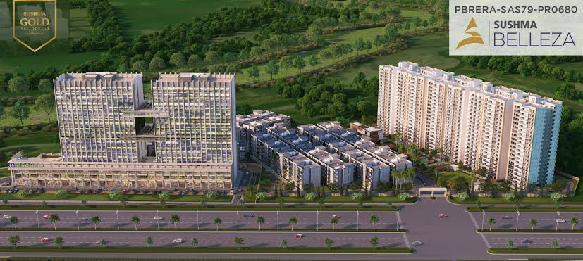 Sushma Belleza Zirakpur, Chandigarh | Floor Map | Price list - Real Estate Agents in India