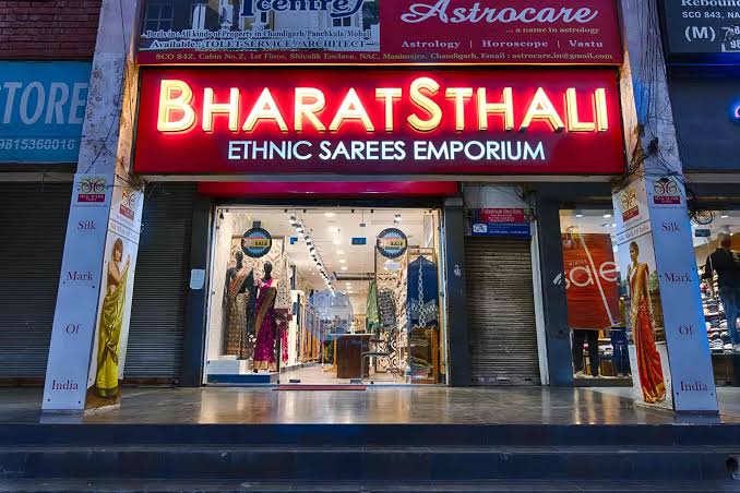 BharatSthali, SILK SAREES & LEHENGA SHOP IN CHANDIGARH, WEDDING SHOPPING IN CHANDIGARH - Fashion Influencers in India