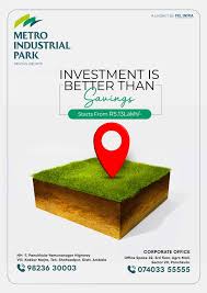 Metro Industrial Park  | Tricity emerging  industrial hub | - Real Estate Agents in India