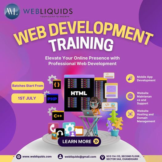 Transform Your Tech Skills with WebLiquids: Chandigarh's Best Web Development Institute - Coaching Institutes in India