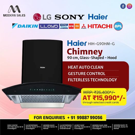 "Modern Sales Electric Chimneys: Style Meets Functionality" - Electronic Stores in India