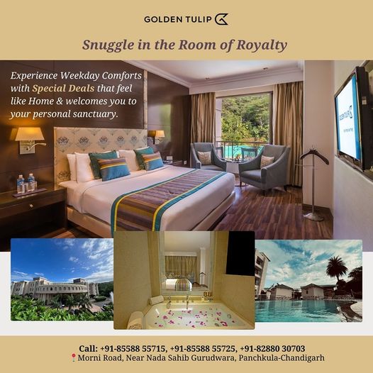 Make Your Weekdays Memorable with Special Discounts and Regal Comfort at Golden Tulip, Chandigarh-Panchku - Vouchers / Coupons in India