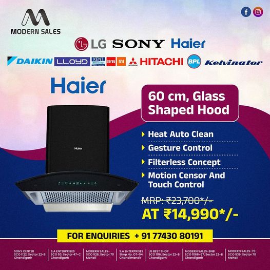 "Modern Sales Electric Chimneys: Style Meets Functionality" - Electronic Stores in India