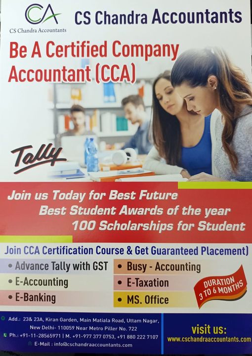 CS Chandra Accountants: 10 Years of Expertise in Accounting and Taxation Services - Accountants in India